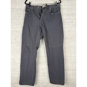 Levi's 505 Jeans Mens 34x30 Gray Streetwear Straight Leg Vintage Y2k 2005 R Tag